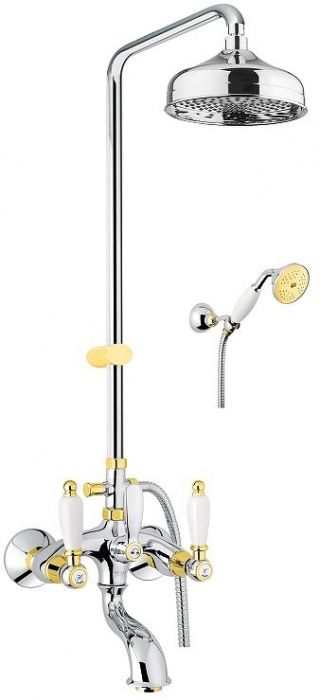 Душевая система Fiore Coloniale 02CO0615 цвет Хром Золото