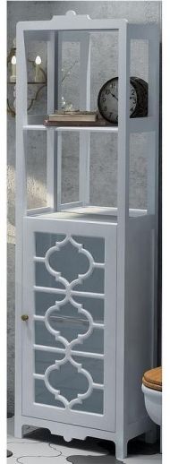 Шкаф пенал Corozo Манойр 50 SD-00000413 Белый