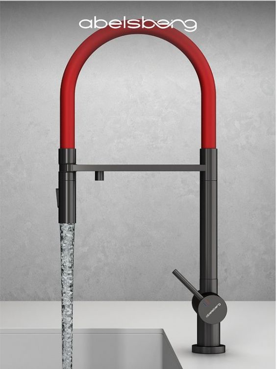 Смеситель для кухни Abelsberg Venta IXF73979GM цвет Космическая сталь