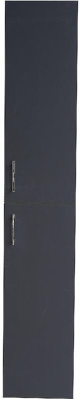 Шкаф пенал Bellezza Рона 30 4624102180512 подвесной Натуральный дуб Серебро