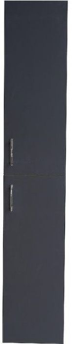 Шкаф пенал Bellezza Рона 30 4624102180512 подвесной Натуральный дуб Серебро