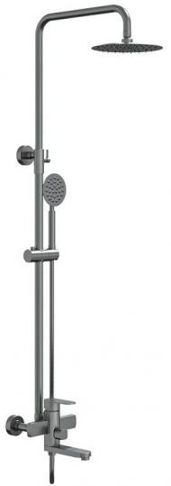 Душевая система Knotlor Streamline SS-10 цвет Матовая сталь