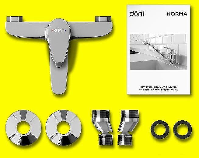 Смеситель для ванны Dorff Norma D1010000 Хром Смеситель для ванны Dorff Norma D1010000 Хром