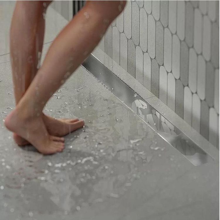 Душевой лоток Kerama Marazzi 75 APZ13-DOUBLE9-750KM с решеткой Хром / под плитку