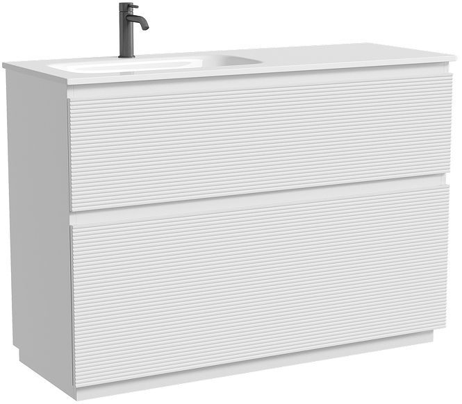 Тумба под раковину Sancos Folk Floor 120 L FL120FLW цвет Bianco