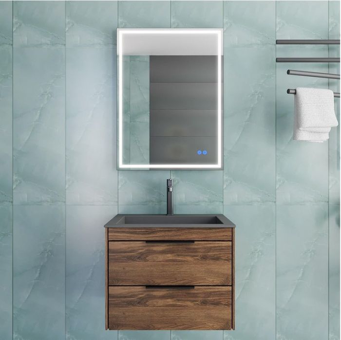 Тумба под раковину Vincea Chiara 2D 60 VMC-2C2600CO подвесная цвет C.Oak