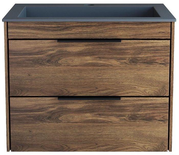 Тумба под раковину Vincea Chiara 2D 60 VMC-2C2600CO подвесная цвет C.Oak