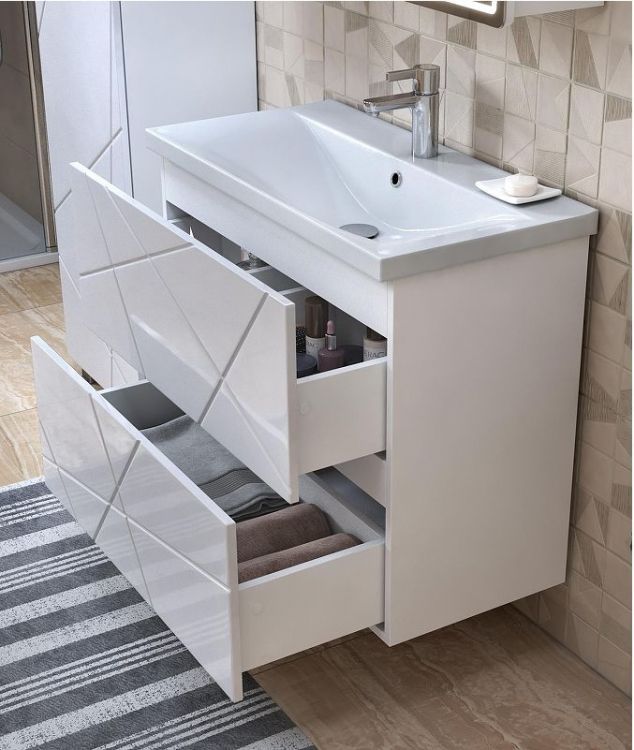 Тумба под раковину Vigo Geometry 70 tn.bsf.GEO.FOS.70.2Y цвет Белый