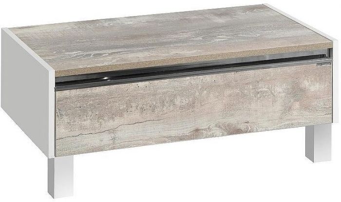 Тумба Aquaton Капри 80 1A231103KPDA0 Бетон пайн Белая