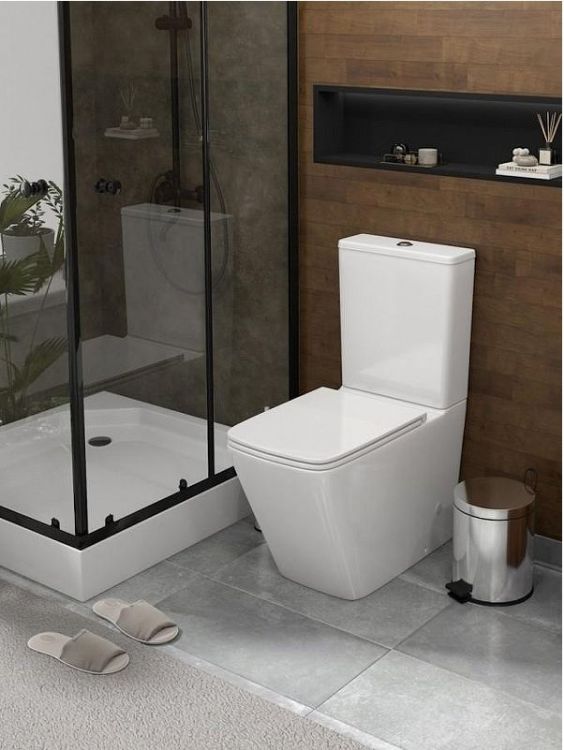 Унитаз компакт WellWant Aura WWUN2113WS цвет Белый с бачком и сиденьем Микролифт Унитаз компакт WellWant Aura WWUN2113WS цвет Белый с бачком и сиденьем Микролифт