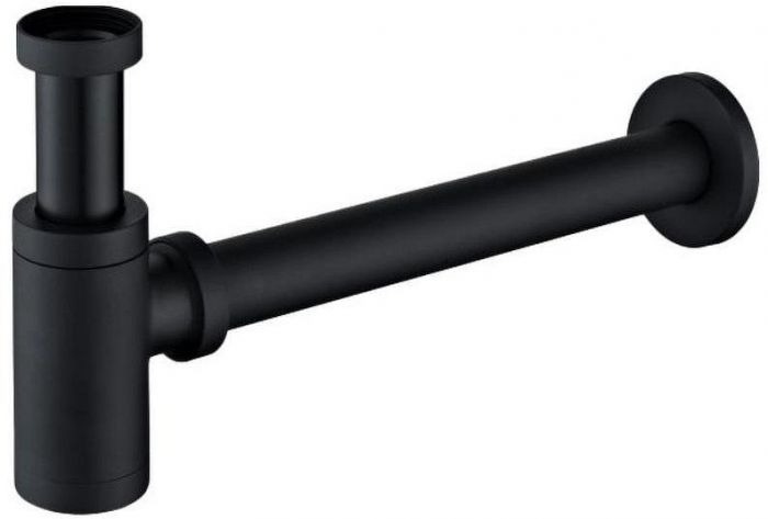 Сифон для раковины BelBagno BB-SMT2-NERO Черный матовый
