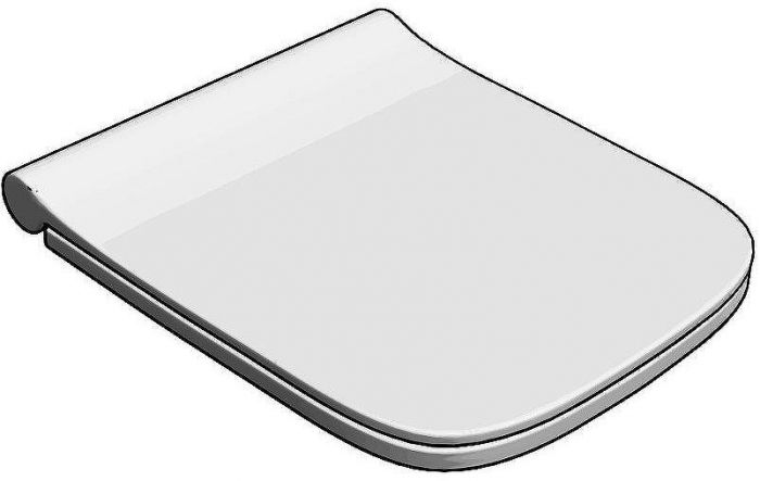 Сиденье для унитаза Dreja Enzo 88.0002 Белое с Микролифтом