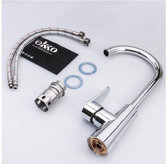 Смеситель для кухни Ekko E40059 цвет Хром