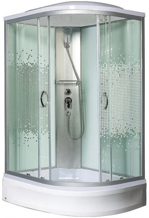 Душевая кабина Мономах 100x80x24 МЗ L 10000005821 без гидромассажа
