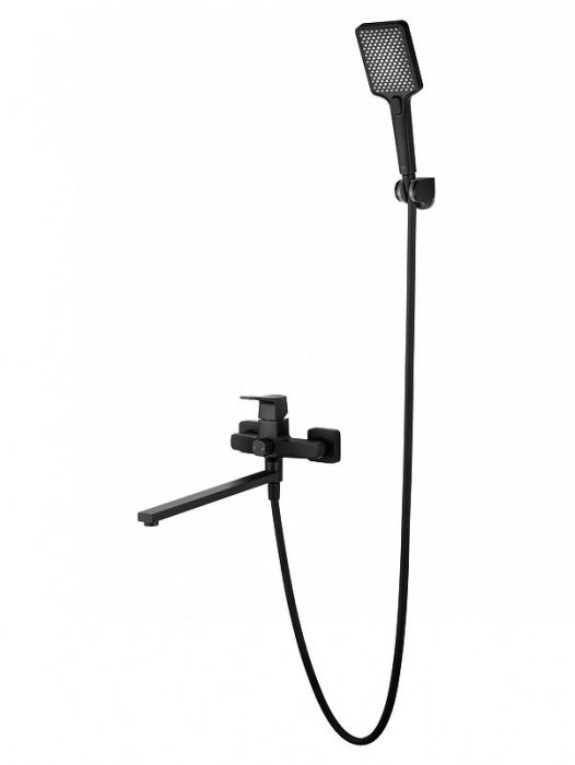 Смеситель для ванны Wonzon & Woghand Flex WW-639906-MB универсальный цвет Черный матовый