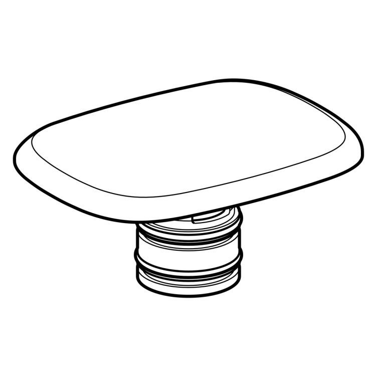 Керамическая крышка для раковины Geberit (белая) Керамическая крышка для раковины Geberit (белая)