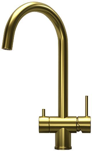 Смеситель для кухни Granula Kitchen Space 7104 цвет Золото сатин