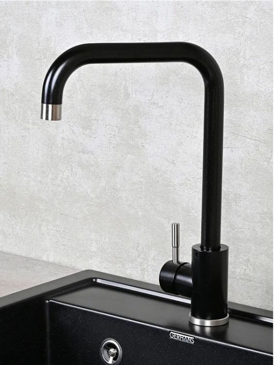 Смеситель для кухни Wisent W4998-4-25 цвет Оникс Смеситель для кухни Wisent W4998-4-25 цвет Оникс