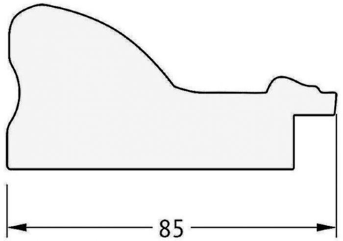 Зеркало Evoform Exclusive 115х55 BY 1250 с фацетом в багетной раме - Виньетка бронзовая 85
