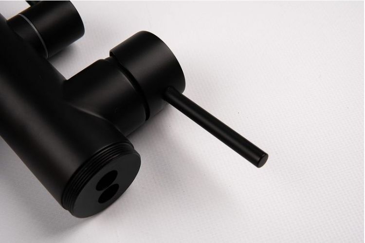 Смеситель для ванны Knotlor Eclipse SS-27/BL цвет Черный матовый Смеситель для ванны Knotlor Eclipse SS-27/BL цвет Черный матовый