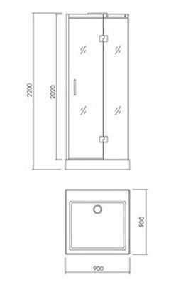 Душевая кабина Appollo A-8836 с баней