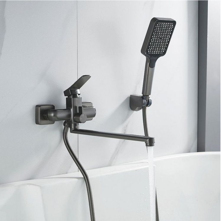 Смеситель для ванны Shevanik S9922T универсальный цвет Оружейная сталь Смеситель для ванны Shevanik S9922T универсальный цвет Оружейная сталь