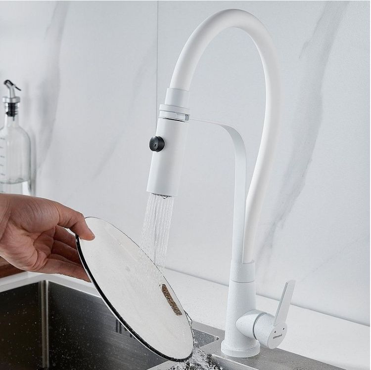 Смеситель для кухни Shevanik S943C-1 цвет Белый Смеситель для кухни Shevanik S943C-1 цвет Белый