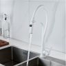 Смеситель для кухни Shevanik S943C-1 цвет Белый Смеситель для кухни Shevanik S943C-1 цвет Белый