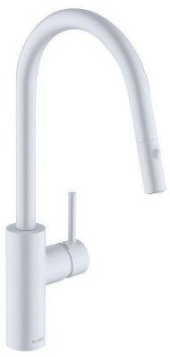 Смеситель для кухни Kludi E-Go Voice 423005377 цвет Белый матовый