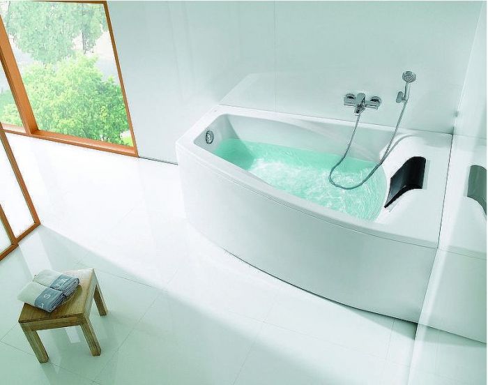 Акриловая ванна Roca Hall Angular 150х100 ZRU9302865 R без гидромассажа