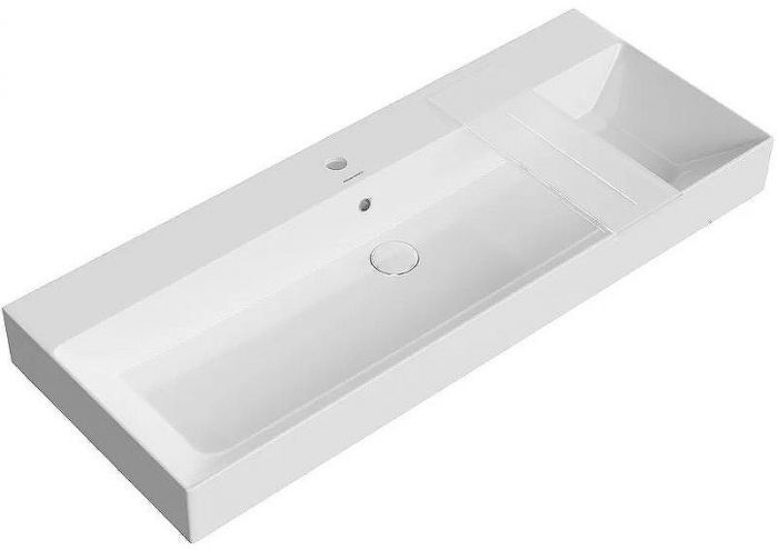 Раковина Kerama Marazzi Grande 120 GR.wb.120 Белая глянцевая