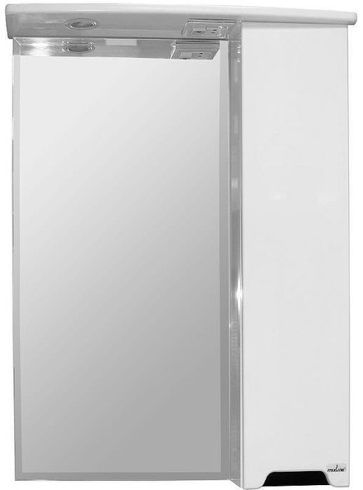 Зеркало со шкафом Mixline Прометей 65 R 524714 с подсветкой Белое