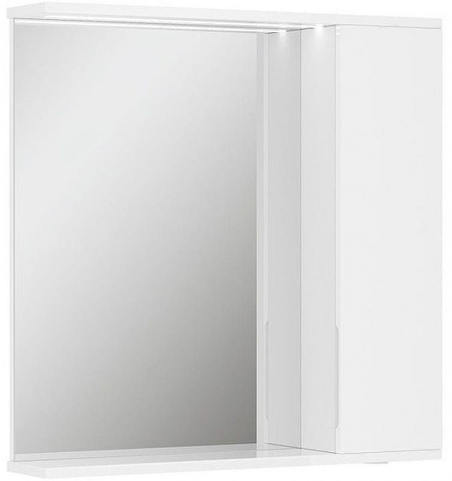 Зеркало со шкафом Volna Lake 70 R zsLAKE70.R-01 с подсветкой Белое