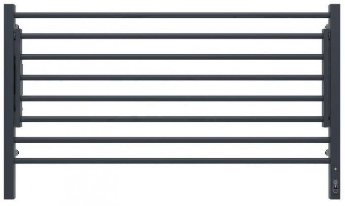 Электрический полотенцесушитель Terminus Горизонт П8 1000х600 4670078543325 с полкой цвет Черный муар