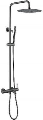 Душевая система Boheme Uno 468-GM Оружейная сталь