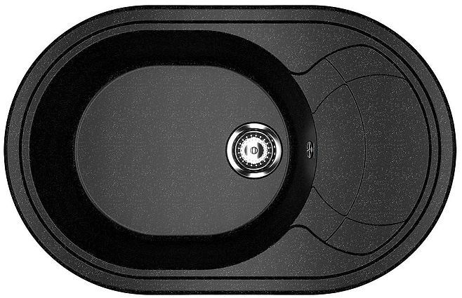 Кухонная мойка Ulgran Classic U-610-308 Черная