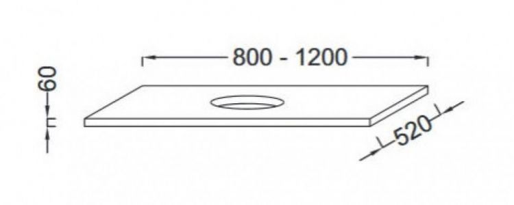 Столешница для раковины Jacob Delafon Parallel EB63-1000-E10 Квебекский дуб Столешница для раковины Jacob Delafon Parallel EB63-1000-E10 Квебекский дуб