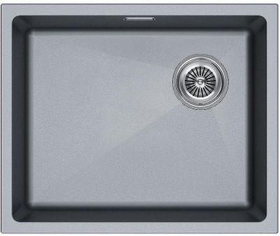 Кухонная мойка Paulmark Lumi 55 UNI-Skew LU55SK-GRM Серый металлик