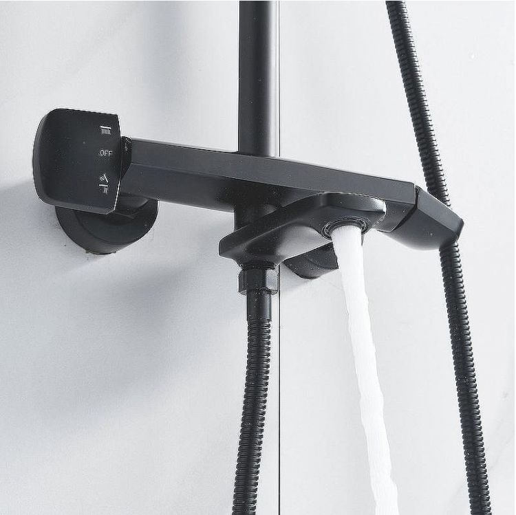 Душевая система Rose R39H R3936H Черная матовая Душевая система Rose R39H R3936H Черная матовая