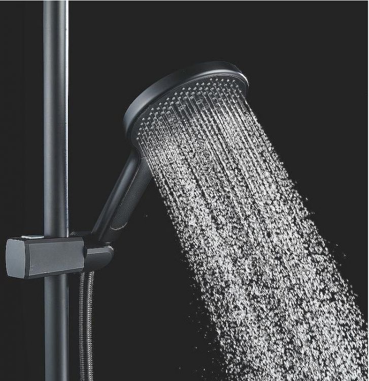 Душевая система Rose R39H R3936H Черная матовая Душевая система Rose R39H R3936H Черная матовая