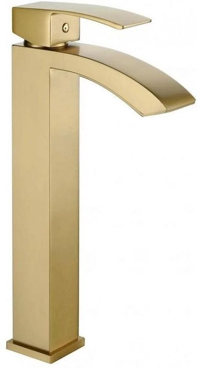 Смеситель для раковины Grocenberg GB3007MG Золото матовое Смеситель для раковины Grocenberg GB3007MG Золото матовое