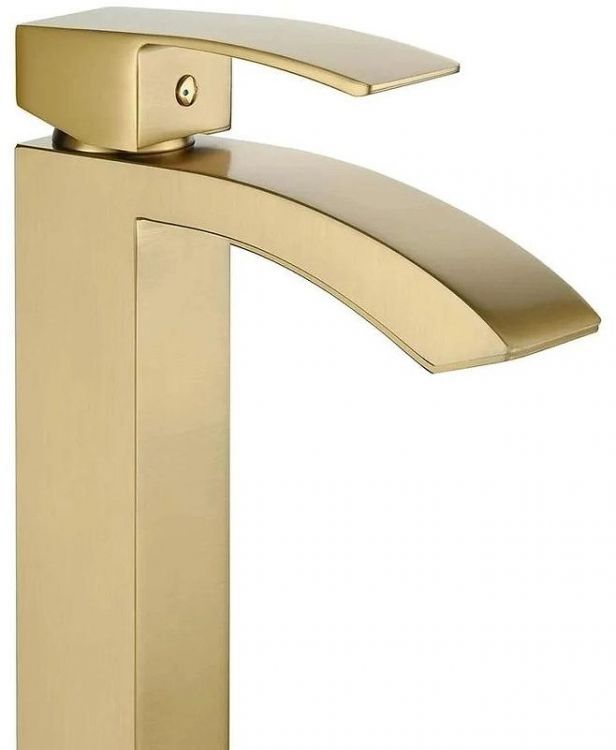 Смеситель для раковины Grocenberg GB3007MG Золото матовое Смеситель для раковины Grocenberg GB3007MG Золото матовое