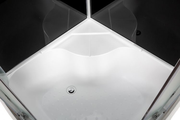 Душевая кабина Deto B90S+ эл. BLACK 90x90x220 Душевая кабина Deto B90S+ эл. BLACK 90x90x220