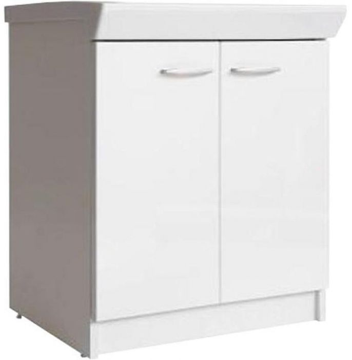 Тумба под хозяйственную раковину Hatria Complementi 60x60x88 Белая