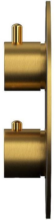 Душевая система Whitecross Y brushed gold YSET08GLB с термостатом Брашированное золото