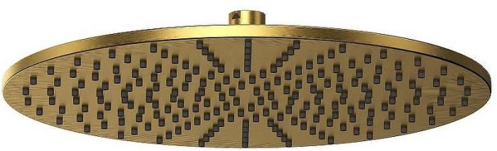 Душевая система Whitecross Y brushed gold YSET08GLB с термостатом Брашированное золото