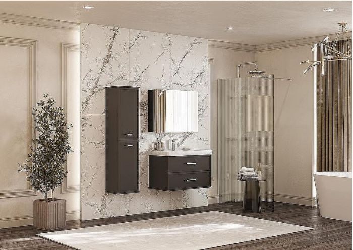 Тумба под раковину Aquaton Нео-Классика 85 1A286301NCR30 подвесная Мускат