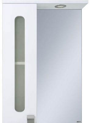 Зеркало со шкафом Misty Урал 50 L Э-Ура-04050-021Л с подсветкой Белое