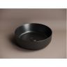 Умывальник CERAMICANOVA Element чаша накладная круглая  390 мм (цвет Чёрный Матовый) CN6022MB