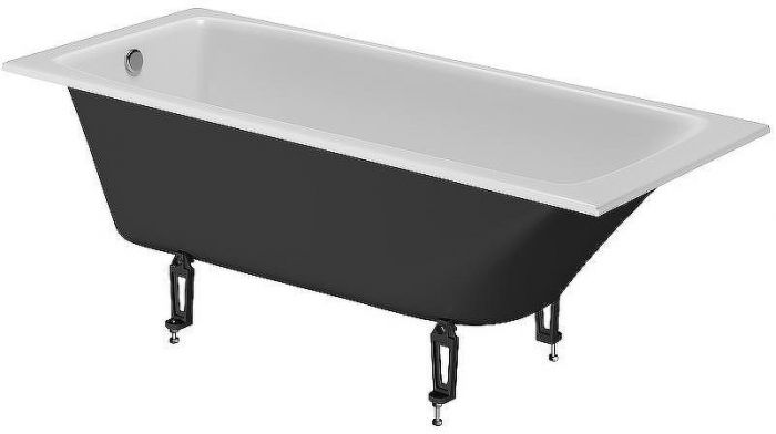 Чугунная ванна Creto Strong 160x70 25-1160 без антискользящего покрытия